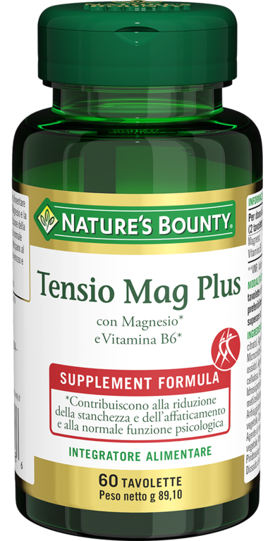 Nature's Bounty Tensio Mag Plus 60 tabletas-1