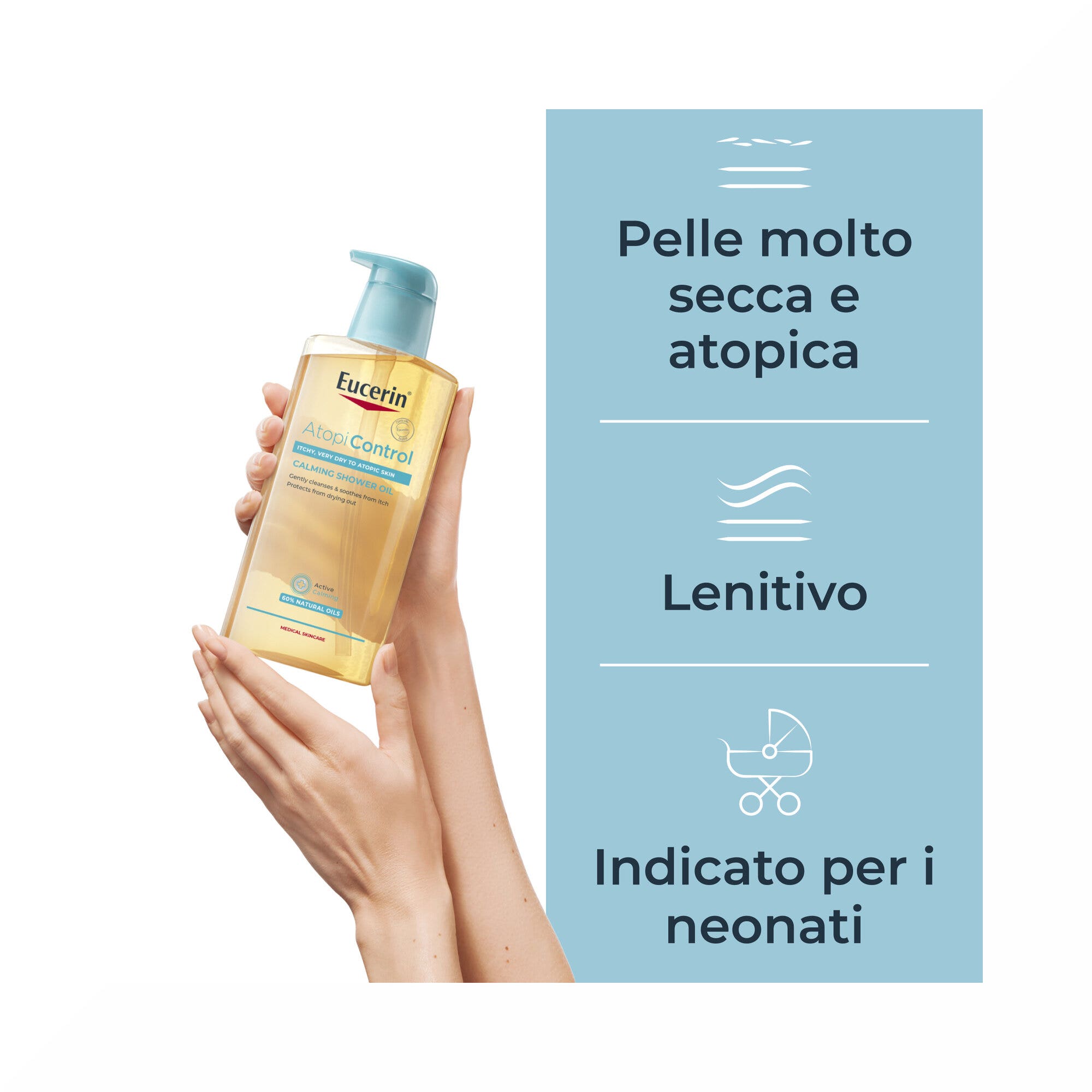 Eucerin AtopiControl Aceite Limpiador Bomba 400ml-3