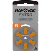Batería Rayovac Extra 13 Para Amplificador Acústico 6 Piezas-2