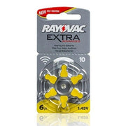 Rayovac Extra Advanced Blister Pilas Para Audífonos Zinc Air 6 Piezas Modelo 10-1
