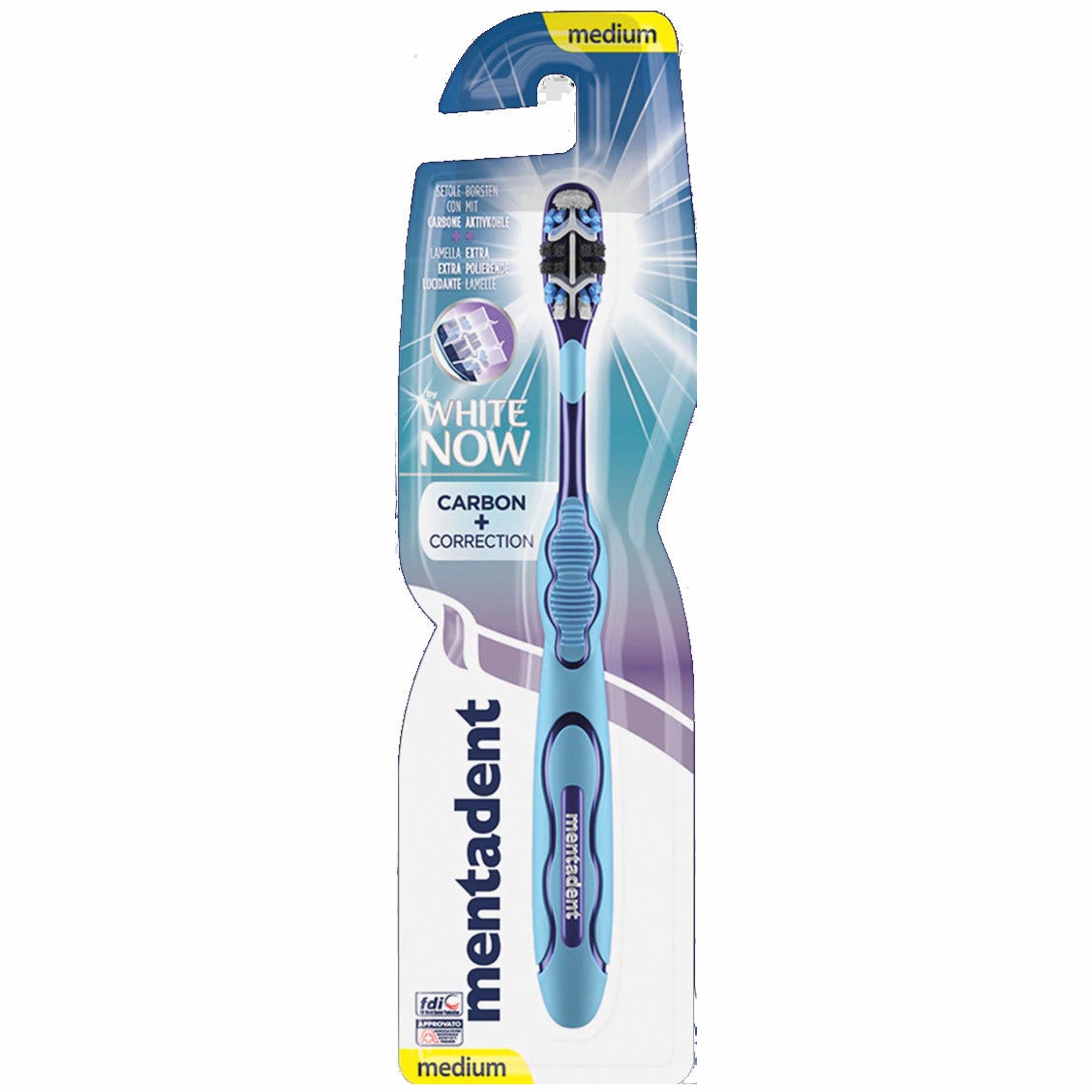 Mentadent White Now Carbon Correct cepillo de dientes-3
