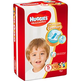 Huggies Ultra Comfort Basic Pañal Talla 5 16 Piezas 11-25kg-1