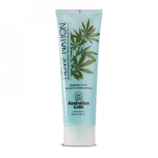 Australian Gold Hemp Nation gel de baño con sal marina y sándalo 235 ml-1