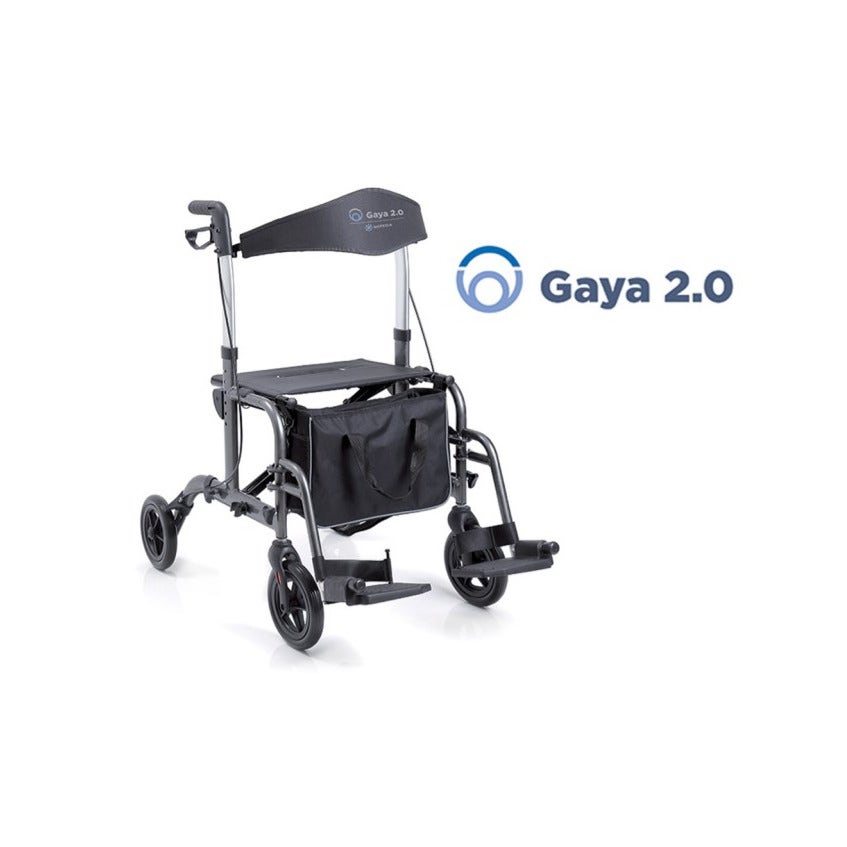 Andador Plegable Moretti Gaya 2.0 En Aluminio Pintado-0