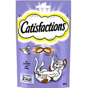 Catisfactions Snack de Pato para Gatos Sobre 60g-2