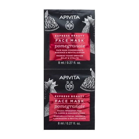 Apivita Express Beauty Mascarilla Facial Iluminadora Y Revitalizante 2x8ml-5