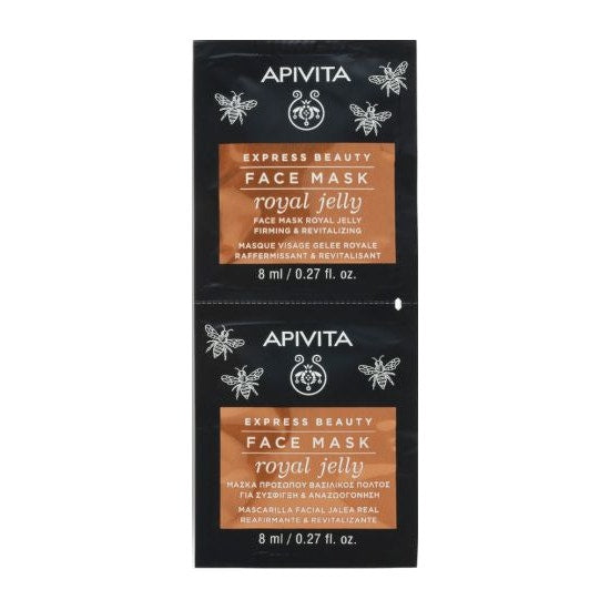 Apivita Express Beauty Mascarilla Facial Reafirmante Y Revitalizante 2x8ml-1