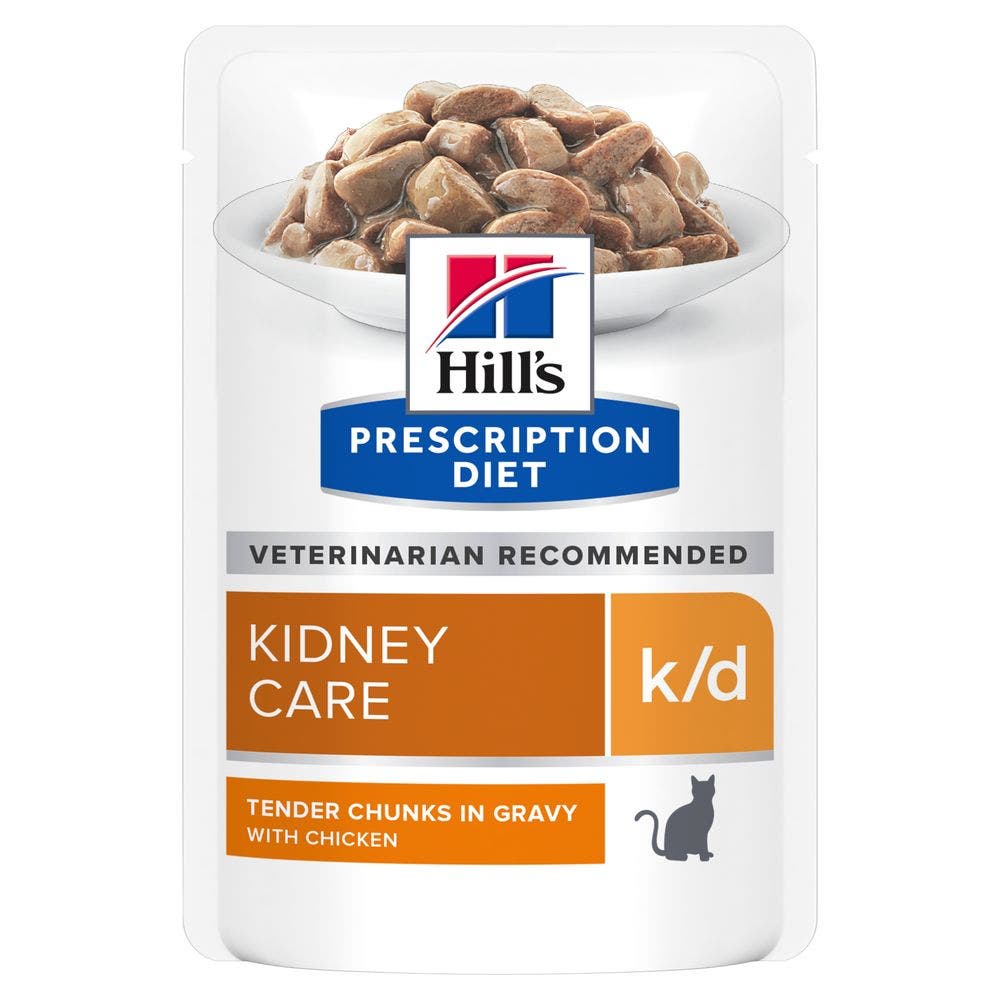 Hill's Prescription Diet K/D Kidney Care Trozos De Pollo Para Gatos Sobre 85g-2