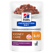 Hill's Prescription Diet K/D Kidney Care Trozos De Ternera Para Gatos Sobre 85g-2