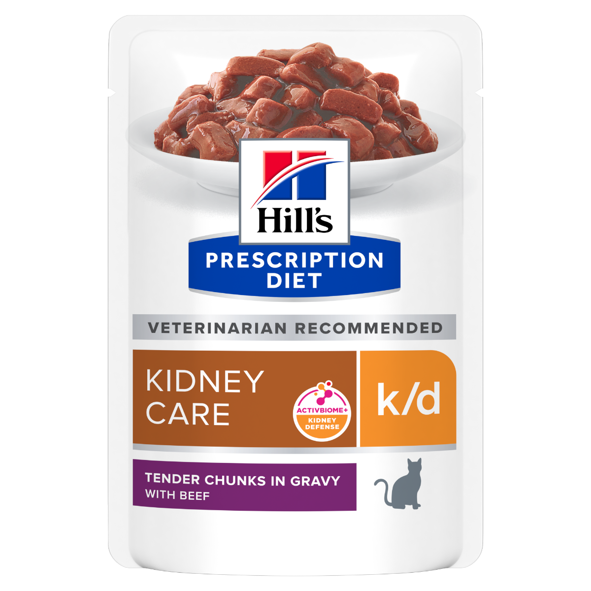 Hill's Prescription Diet K/D Kidney Care Trozos De Ternera Para Gatos Sobre 85g-2