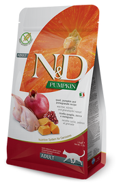 Farmina N&D Calabaza Codorniz Y Calabaza Gatos Adultos Bolsa 1,5kg-2