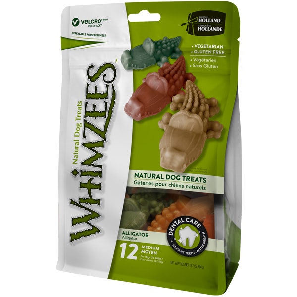 Whimzees Bolso Cocodrilo Talla M 12 Piezas-2