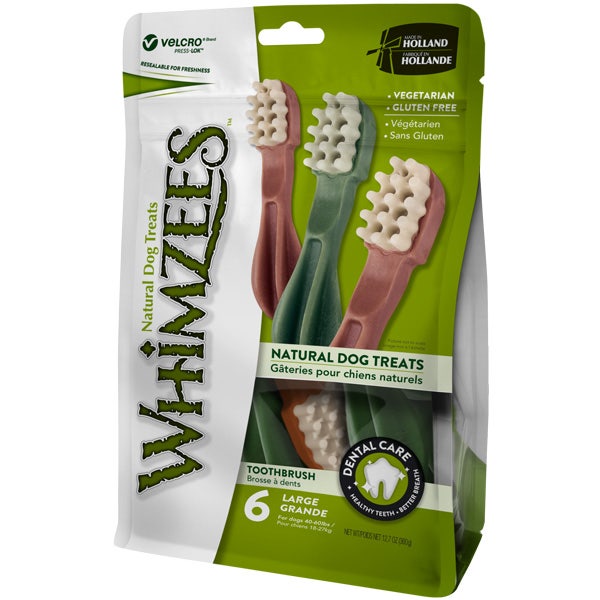 Whimzees Cepillo De Dientes Envasado Talla L 6 Piezas-3