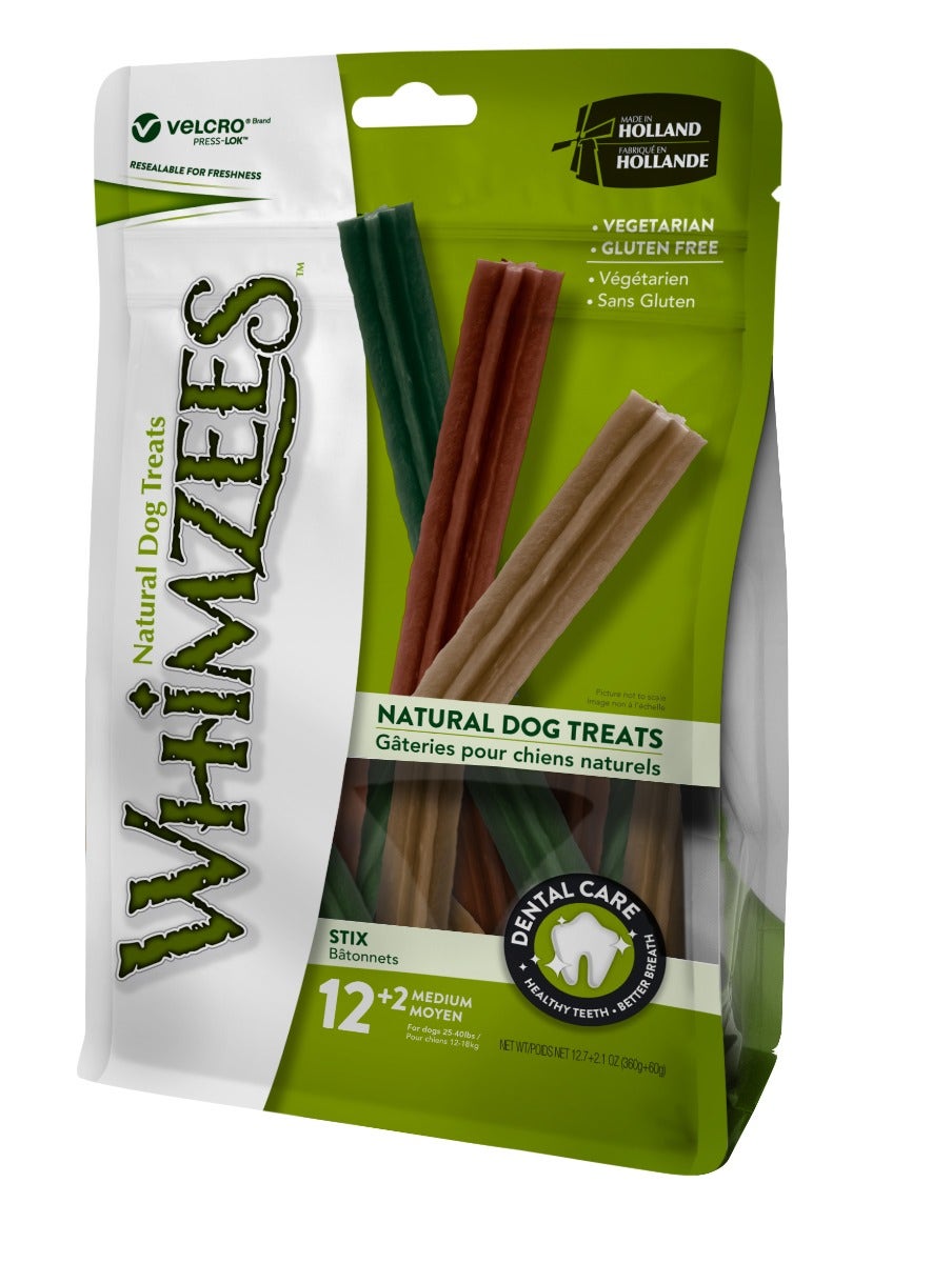Whimzees Sticks Naturales Talla M 14 Piezas-3