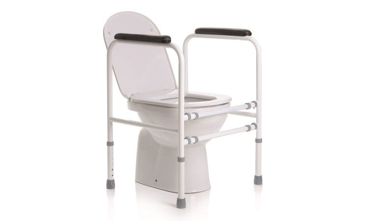 Mopedia Soporte Inodoro Regulable en Altura RS908 Acero-1