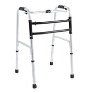 Mopedia Andador Plegable en Aluminio Anodizado Fijo y Oscilante Talla L 8 Agujeros-1