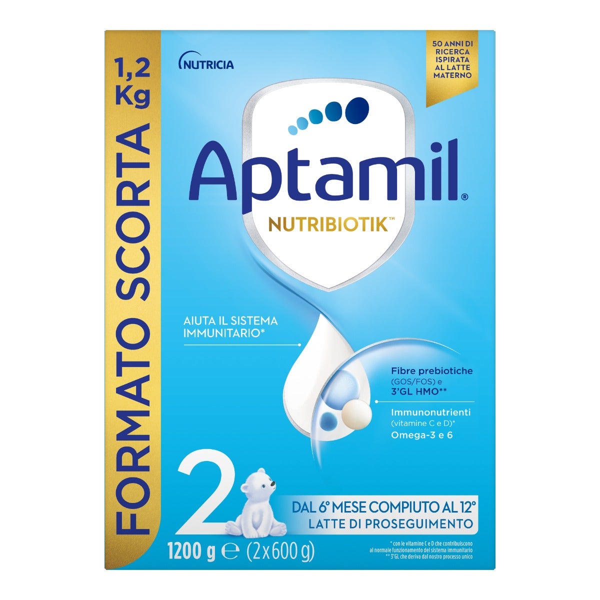 Aptamil 2 Leche en Polvo 1200g-3