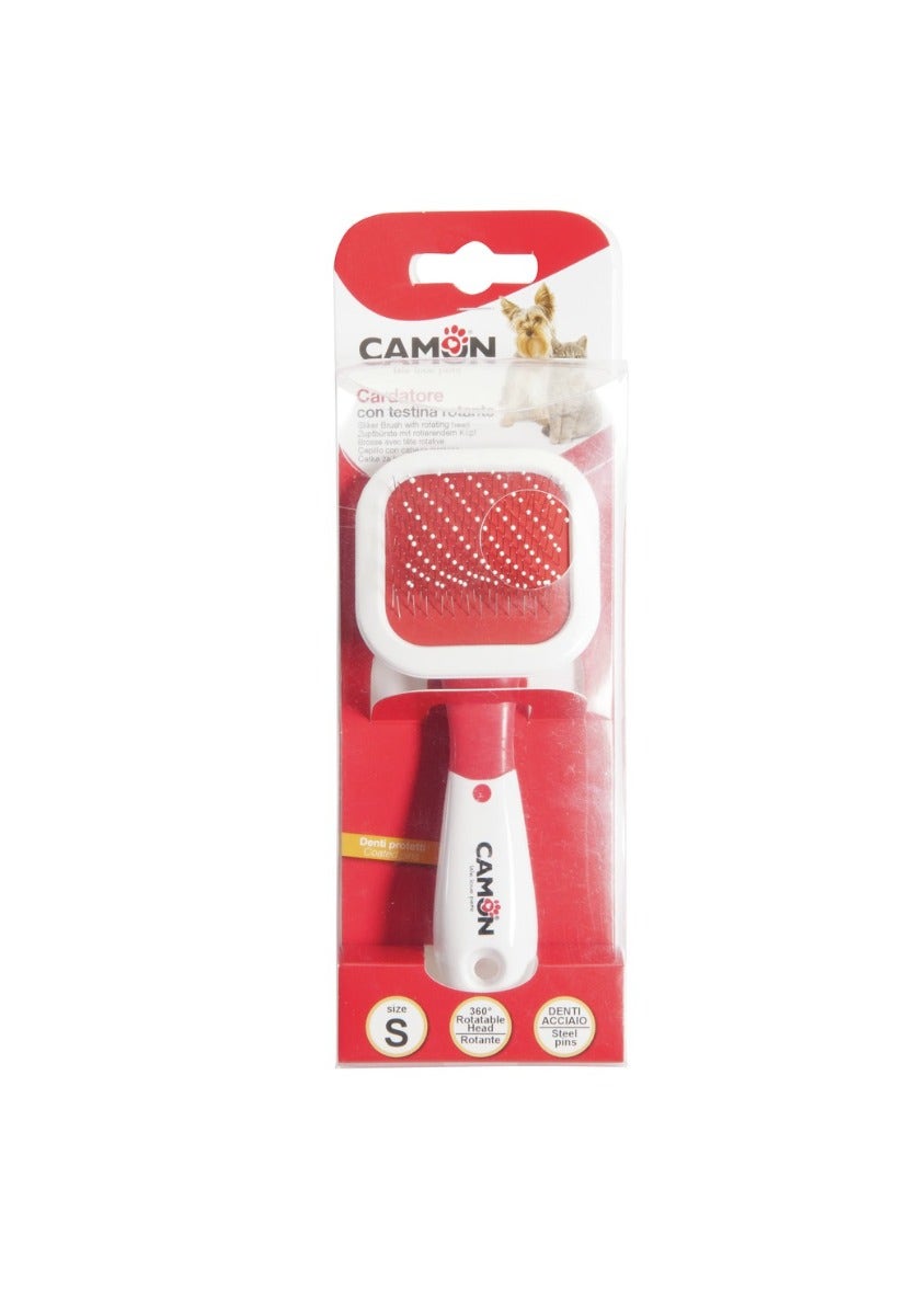 Camon Carder Cabeza Giratoria Puntas Redondeadas para Perros/Gatos 10.4cmx6.2cm-3