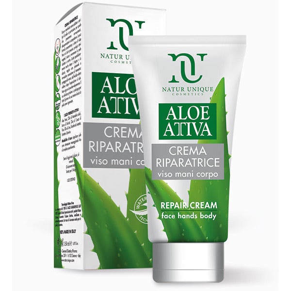 Natur Unique Aloe Attiva Crema Reparadora Rostro Manos Cuerpo 150ml-1