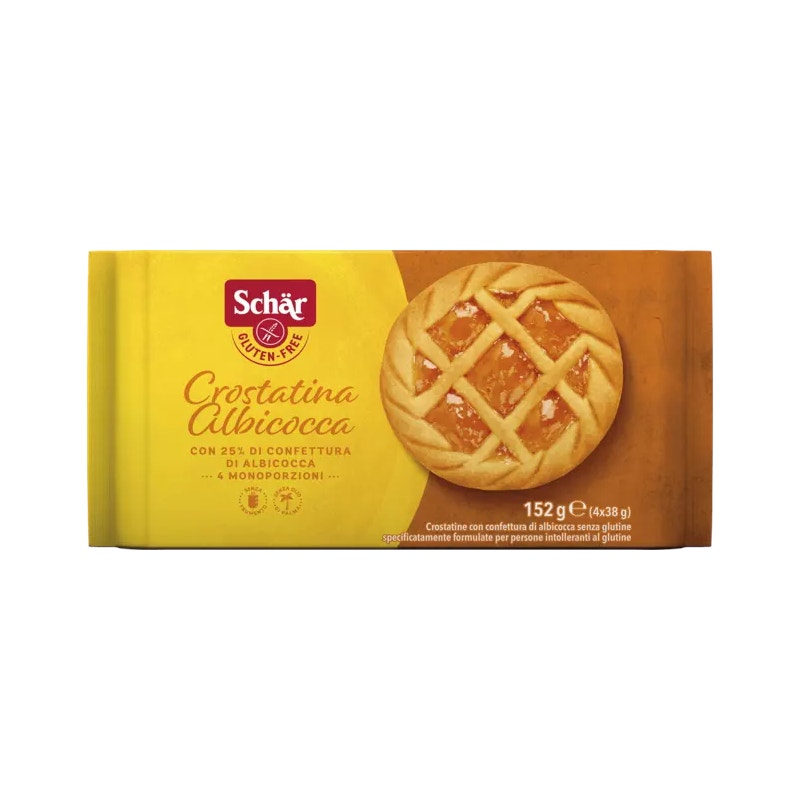 Schar Tarta De Albaricoque Sin Gluten 4 Raciones Individuales x 38g-2