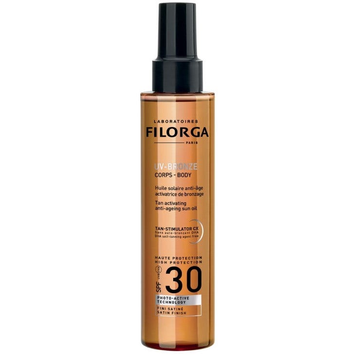 Filorga UV Bronze Body Sun Oil Antiedad Acelerador del Bronceado SPF30 150ml-2