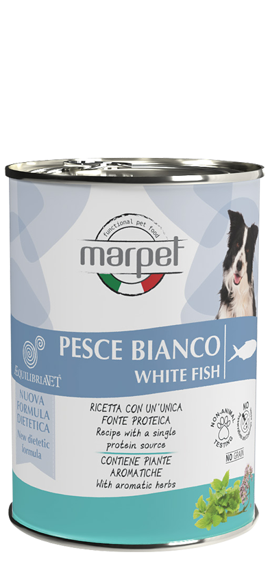 Marpet Aequilibriavet Perro Comida Húmeda De Pescado Blanco Para Perros Adultos Lata 400g-2