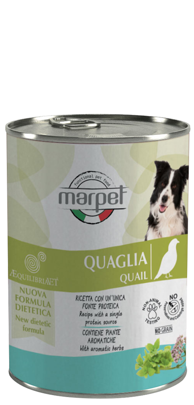 Marpet Aequilibriavet Perro Codorniz Comida Húmeda para Perros Adultos Lata 400g-2