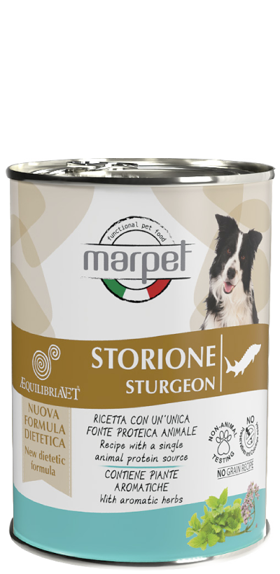 Marpet Aequilibriavet Dog Sturgeon Comida Húmeda Para Perros Adultos Lata 400g-3