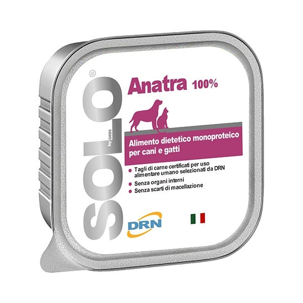 Drn Solo Duck Alimento Húmedo Monoproteico Dietético Para Perros / Gatos 300g-1