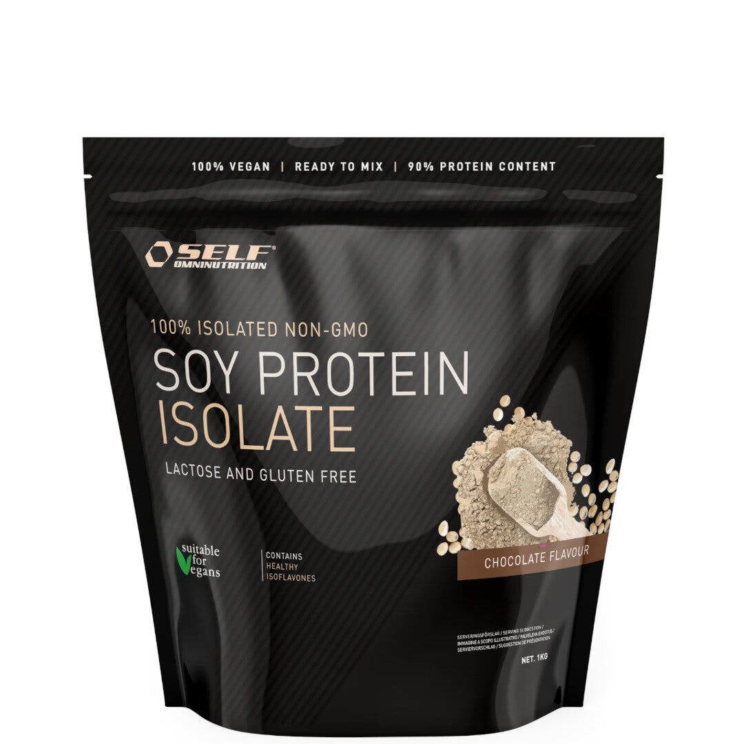 Self Omninutrition Aislado de Proteína de Soja Sabor Chocolate 1kg-2