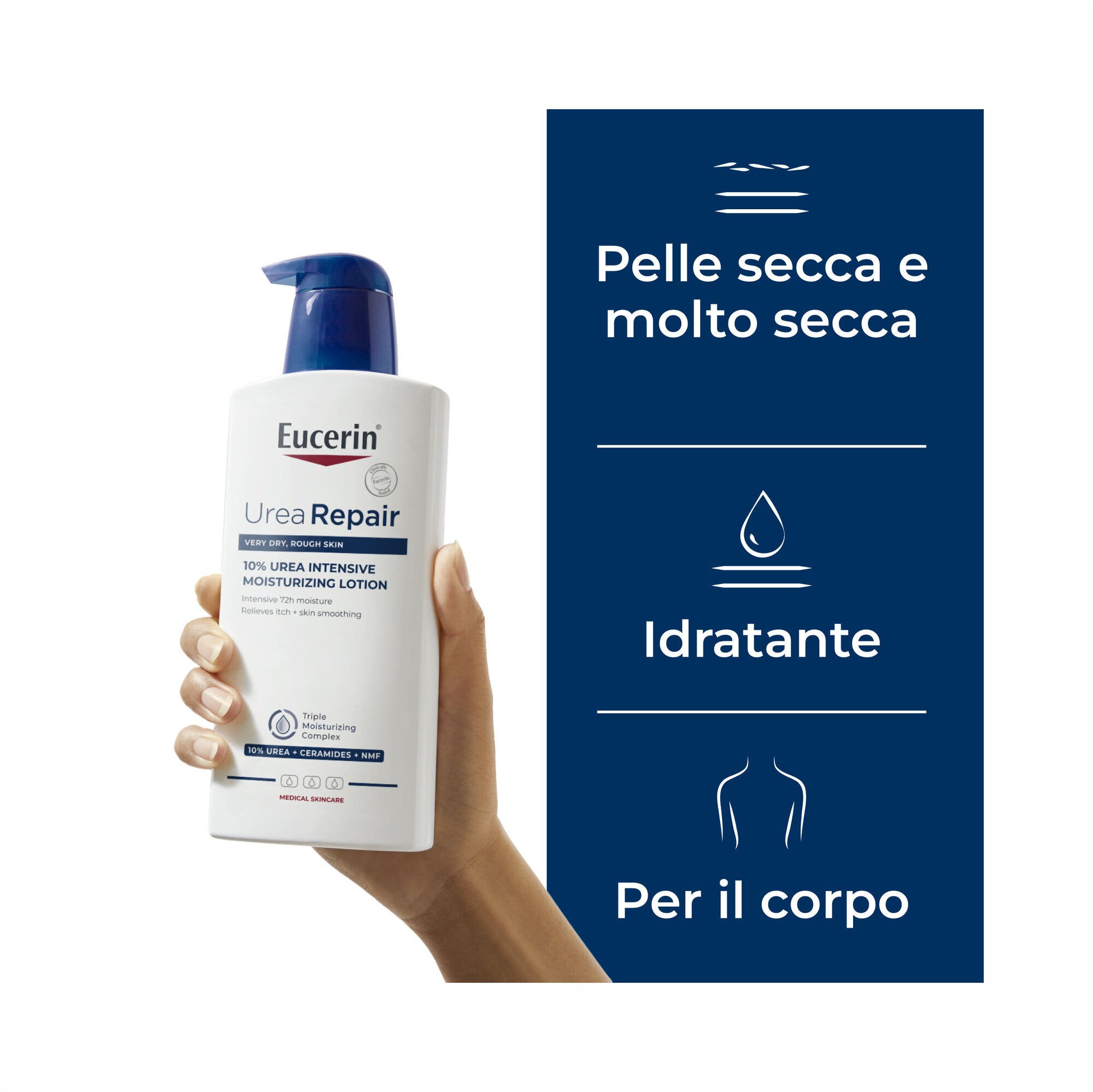 Eucerin UreaRepair Emulsión Intensiva 10% Urea 400ml-3