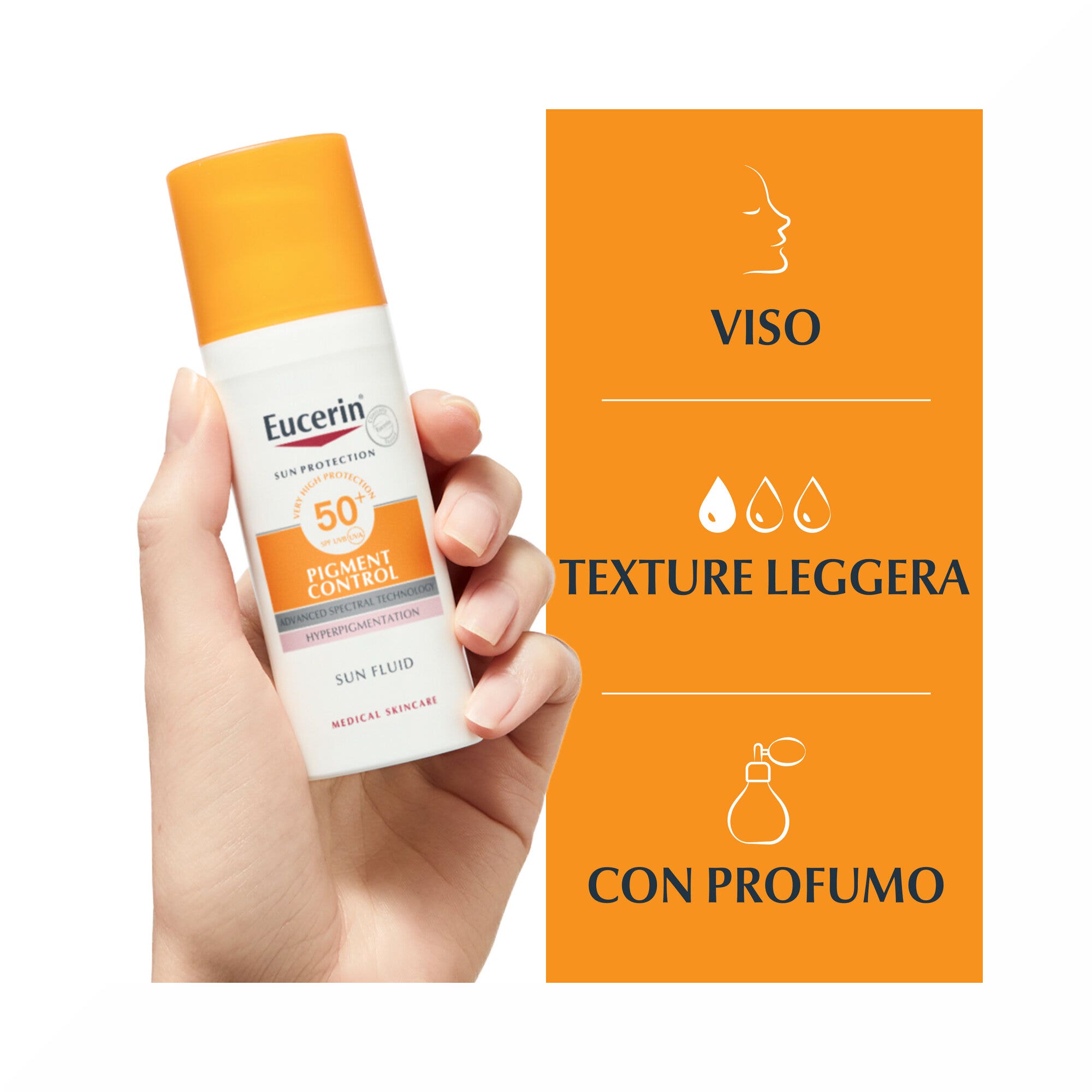 Eucerin Sun Fluido Antipigmentante SPF50+ 50ml-3