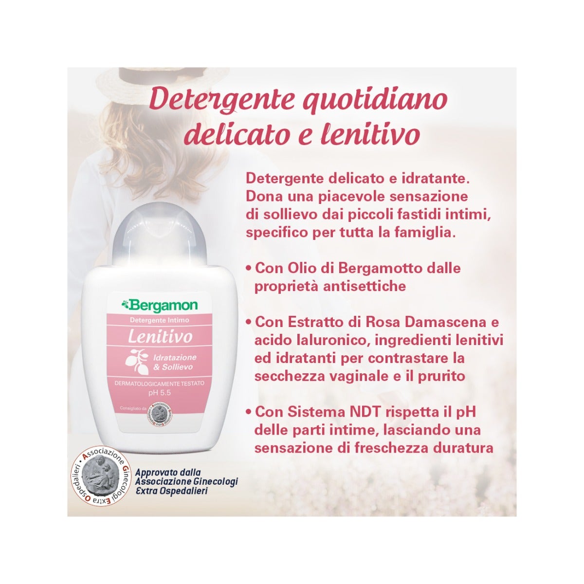 Bergamon Limpiador Calmante Íntimo 200ml-2