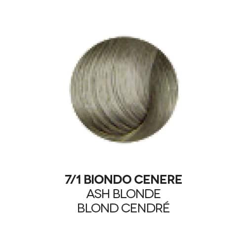 Organics Cosmetics Organics Color 7/1 Kit de tinte para el cabello Rubio Ceniza-2