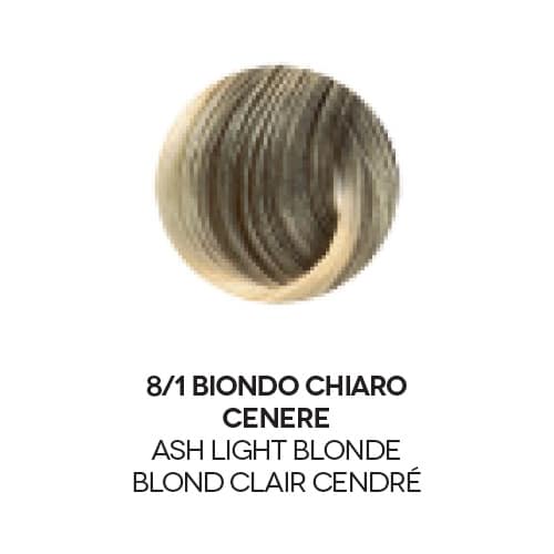 Organics Cosmetics Organics Color 8/1 Kit de tinte para el cabello Rubio Claro Ceniza-2