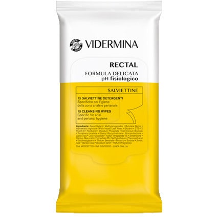 Vidermina Toallitas Rectales 15 Piezas-2