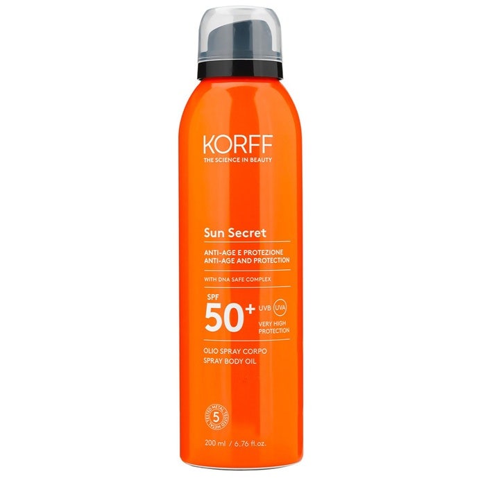 Korff Sun Secret Dry Touch Aceite Corporal Spray 200ml SPF50+-1