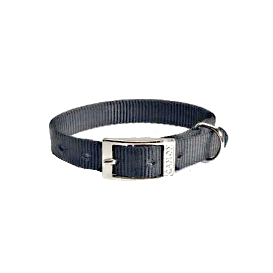 Collar Camon Nylon Para Perros Color Negro 25x650mm-1