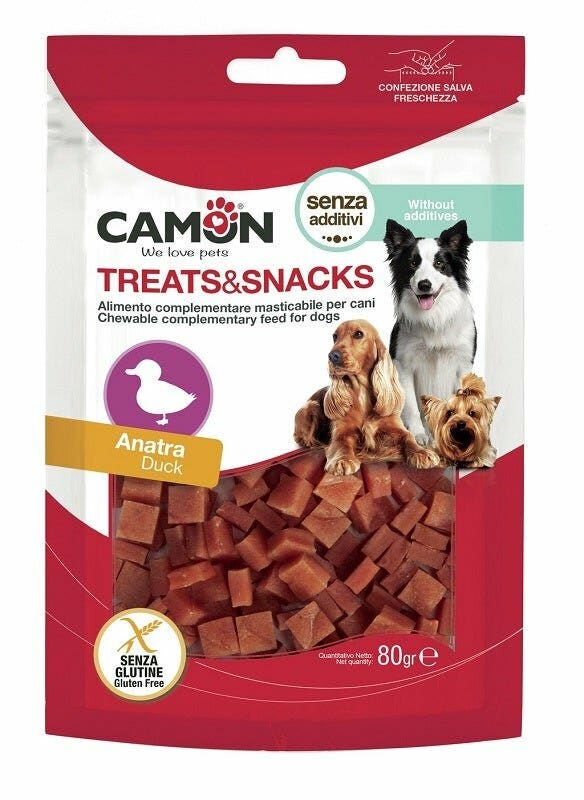 Camon Pato Cubitos para Perros 80g-3