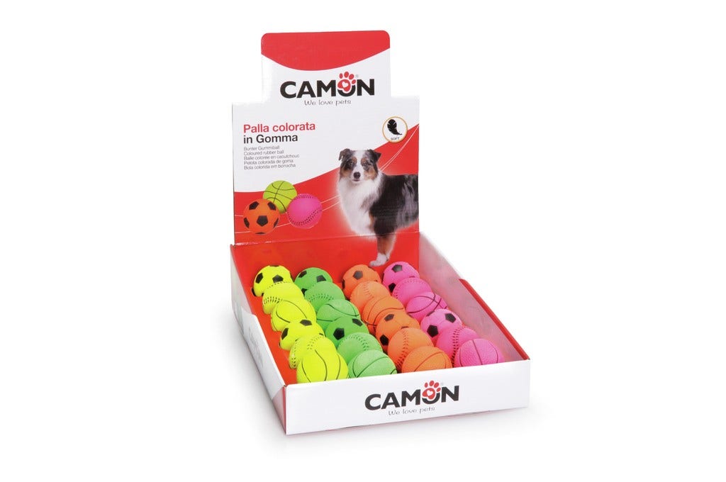 Pelota deportiva Camon de goma suave 5,7 cm-0