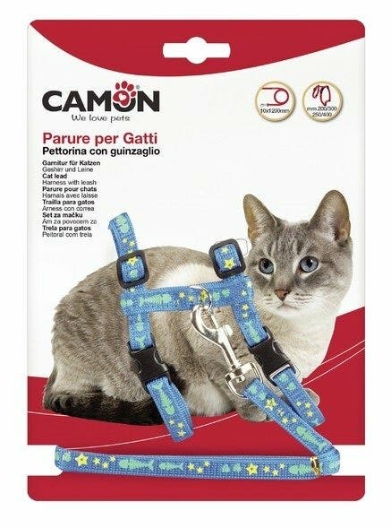 Camon Set Arnés+Correa para Gatos-2