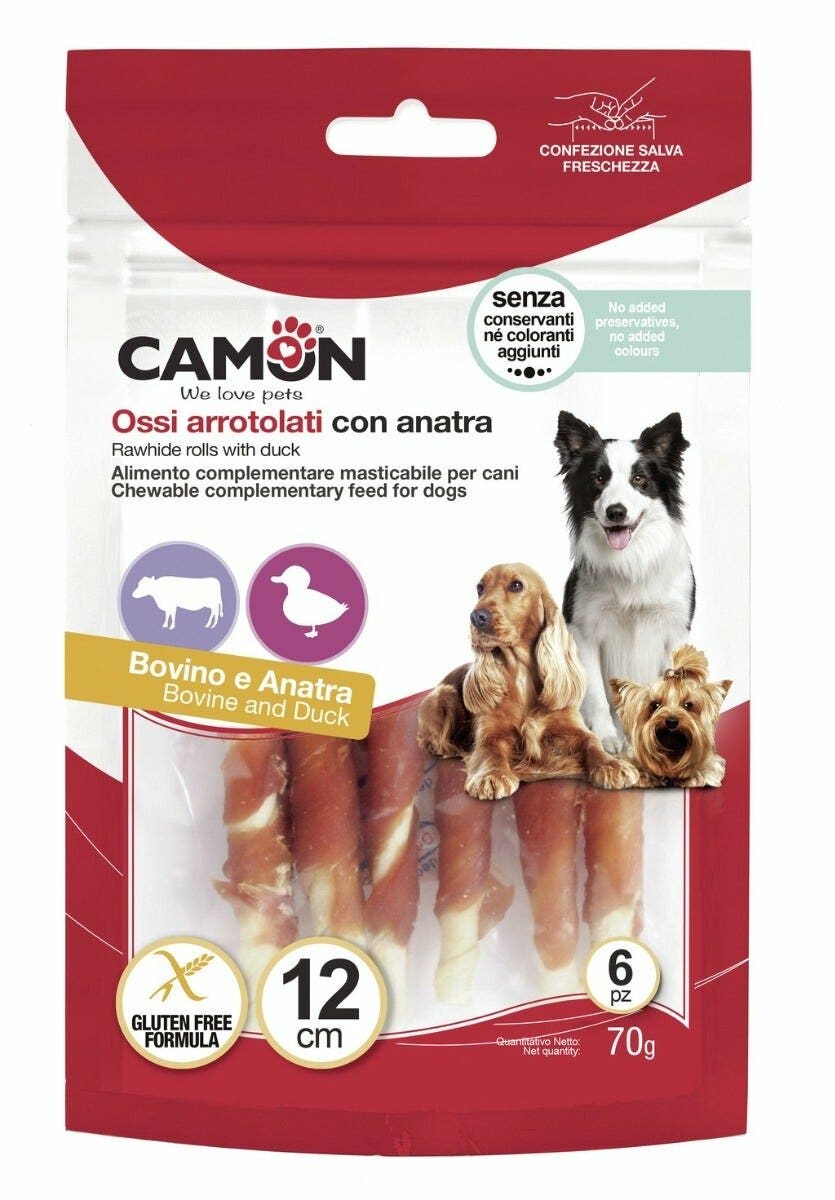 Camon Rollitos de Piel de Vacuno con Pato 28cm 250g-3