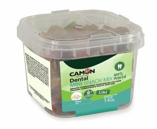 Camon Dental Snack Mini Dientes Forma Con Arroz Para Perros 140g-3
