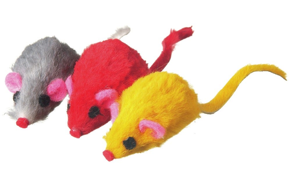 Camon Juego Para Gatos Mouse Mini coloreado-1