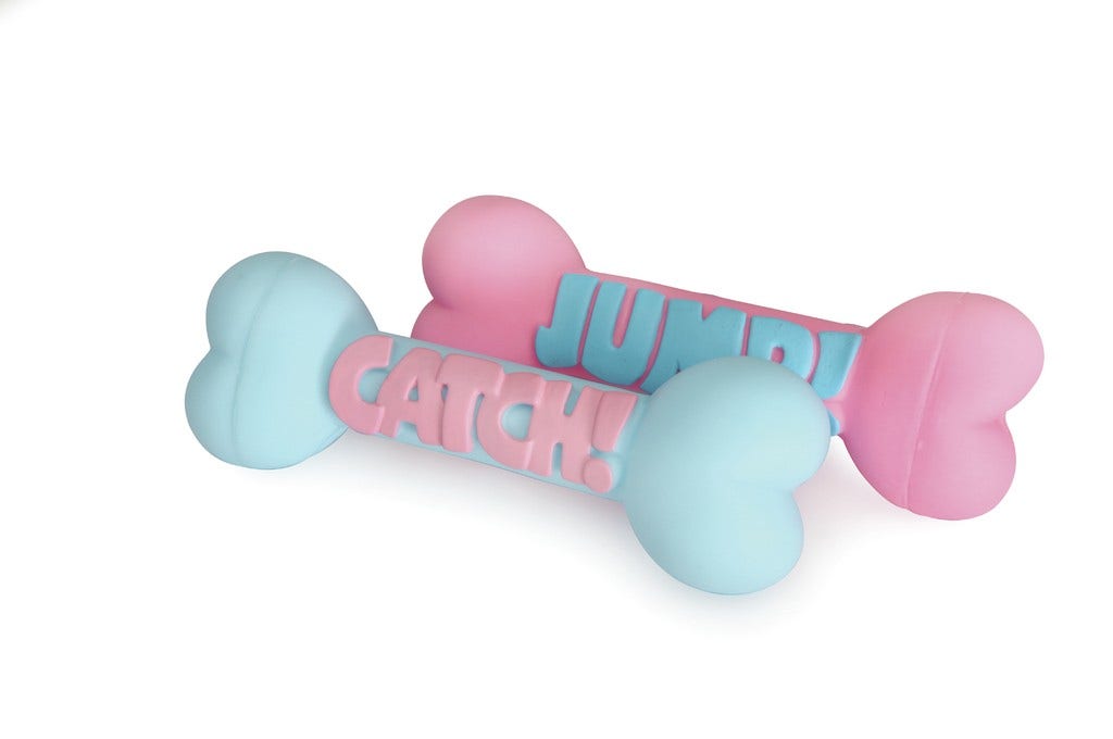 Camon Vinilo Juego Bone Jump & Catch Cachorro Para Perros 15cm-2