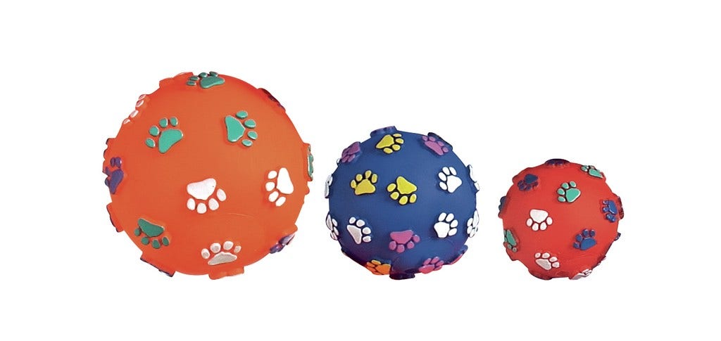 Camon Trenza Pelota De Vinilo Con Patas Para Perros-2