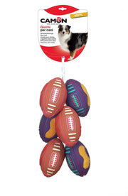 Camon Trenza Vinilo Pelotas De Rugby Para Perros 18 / 23cm-1