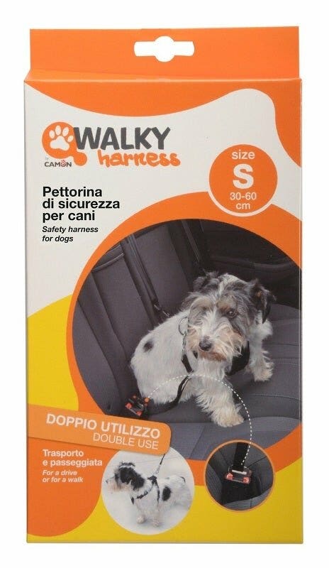 Camon Walky Arnés Arnés de Seguridad para Perros Talla L-3