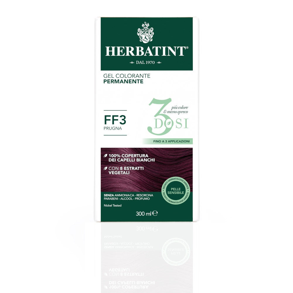 Herbatint Tinte Capilar Gel Permanente FF3 Ciruela 3 Dosis 300ml-2