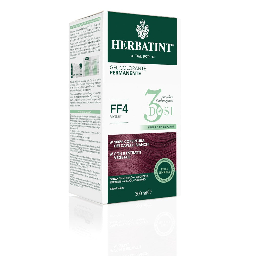 Herbatint Tinte Capilar Gel Permanente FF4 Violeta 3 Dosis 300ml-1